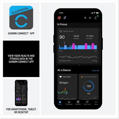 سوار Garmin CIRQA الذكي لتتبع اللياقة البدنية والنوم سوار Garmin CIRQA الذكي لتتبع اللياقة البدنية والنوم